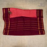 9 Yards Sungudi Cotton Saree - Faded Red SASTC0035770