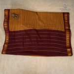 9 Yards Sungudi Cotton Saree - Olive Mustard SASTC0035773