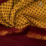 9 Yards Sungudi Cotton Saree - Yellow SASTC0035776 - Image 2