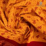 9 Yards Sungudi Cotton Saree - Mango Yellow SASTC0035778 - Image 2
