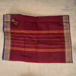 9 Yards Pure Cotton Sarees - Maroon SASTC0035783