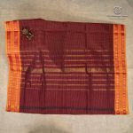 10 Yards Pure Cotton Sarees - Maroon SASTC0035791