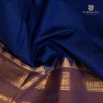 10 Yards Pure Cotton Sarees - Dark Blue SASTC0035796 - Image 2
