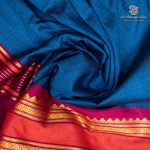 10 Yards Kalyani Cotton Sarees - Dark Blue SASTKC35798 - Image 2
