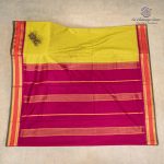 10 Yards Kalyani Cotton Sarees - Bright Olive SASTKC35802