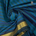 10 Yards Kalyani Cotton Sarees - Blue and Green SASTKC35820 - Image 2