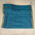 10 Yards Kalyani Cotton Sarees - Blue and Green SASTKC35820