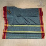 10 Yards Devendra Sarees - Blue and Yellow SASTDC35829