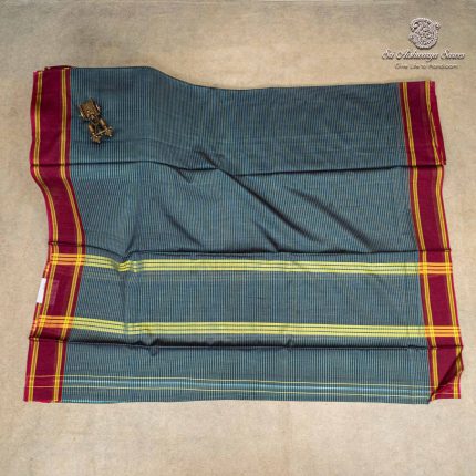 10 Yards Devendra Sarees - Blue and Yellow SASTDC35829