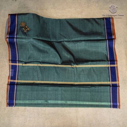 10 Yards Devendra Sarees - Greyish Teal Green SASTDC35831
