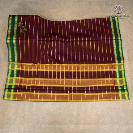 10 Yards Devendra Sarees - Maroon SASTDC35832