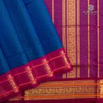 10 Yards Silk Cotton Sarees Vaira oosi - Dark Blue SASTS0035876