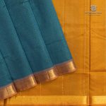 10 Yards Silk Cotton Sarees - Dark Teal SASTS0035878