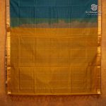 10 Yards Silk Cotton Sarees - Dark Teal SASTS0035878 - Image 3