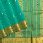 10 Yards Silk Cotton Sarees - Dark Seafoam Green SASTS0035880
