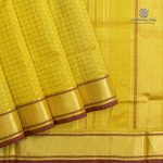 10 Yards Silk Cotton Sarees - Yellow SASTS0035881