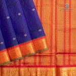10 Yards Silk Cotton Sarees - Dual Shade Violet with Green SASTS0035883
