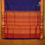 10 Yards Silk Cotton Sarees - Dual Shade Violet with Green SASTS0035883 - Image 3