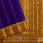 10 Yards Silk Cotton Sarees Vaira oosi - Dark Purple SASTS0035884
