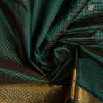 10 Yards Silk Cotton Sarees - Dark Green SASTS0035886 - Image 2