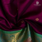 10 Yards Silk Cotton Sarees - Dark Wine SASTS0035890 - Image 2