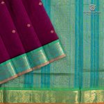 10 Yards Silk Cotton Sarees - Dark Wine SASTS0035890