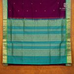 10 Yards Silk Cotton Sarees - Dark Wine SASTS0035890 - Image 3