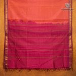 10 Yards Silk Cotton Sarees - Peach SASTS0035891 - Image 3