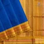 10 Yards Silk Cotton Sarees Vaira oosi - Indigo Blue SASTS0035892