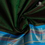10 Yards Silk Cotton Sarees Vaira oosi - Dark Green SASTS0035894 - Image 2