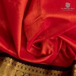 10 Yards Silk Cotton Sarees - Red Orange SASTS0035896 - Image 2