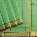 10 Yards Silk Cotton Sarees - Pista Green SASTS0035897