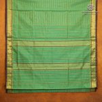 10 Yards Silk Cotton Sarees - Pista Green SASTS0035897 - Image 3