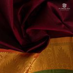 10 Yards Silk Cotton Sarees - Dark Maroon SASTS0035899 - Image 2