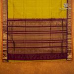 10 Yards Silk Cotton Sarees - Lemon Yellow SASTS0035902 - Image 3