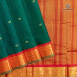 10 Yards Silk Cotton Sarees - Dark Seafoam Green SASTS0035903