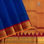 10 Yards Silk Cotton Sarees - Dual Shade Blue SASTS0035904
