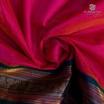 10 Yards Silk Cotton Sarees Vaira oosi- Rani Pink SASTS0035908 - Image 2