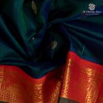 10 Yards Silk Cotton Sarees - Dual Shade Green SASTS0035909 - Image 2