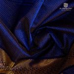 10 Yards Silk Cotton Sarees - Dark Navy Blue SASTS0035910 - Image 2