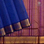 10 Yards Silk Cotton Sarees - Dark Navy Blue SASTS0035910
