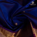 10 Yards Silk Cotton Sarees - Royal Blue SASTS0035912 - Image 2