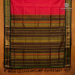 10 Yards Silk Cotton Sarees Vaira Oosi - Peachish Pink SASTS0035913 - Image 3