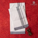 8 Muzham Dhoti Bleached - SASDS0035920