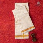 8 Muzham Dhoti UnBleached - SASDS0035924