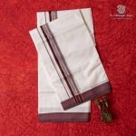 8 Muzham Dhoti UnBleached - SASDS0035926