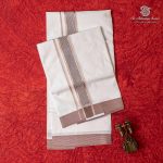 8 Muzham Dhoti UnBleached - SASDS0035927