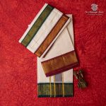 8 Muzham Dhoti UnBleached - SASDS0035934