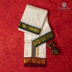 8 Muzham Dhoti UnBleached - SASDS0035938