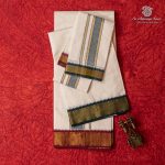 8 Muzham Dhoti UnBleached - SASDS0035939